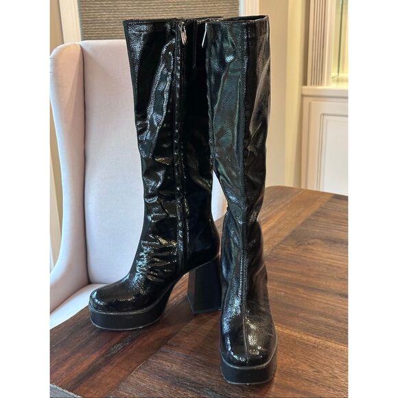 NEW! Circus NY by Sam Edelman patent leather “Sandy” boot - Picture 2 of 12